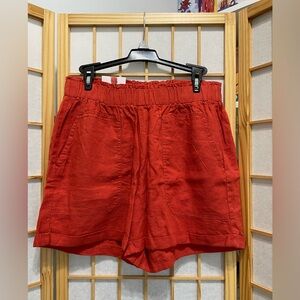 Briggs New York Women's Vibrant Orange Shorts - Medium